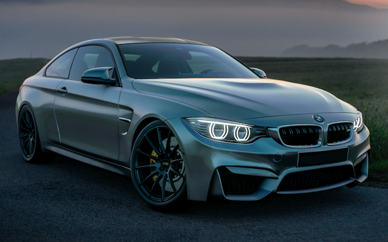 Winter tire close-up